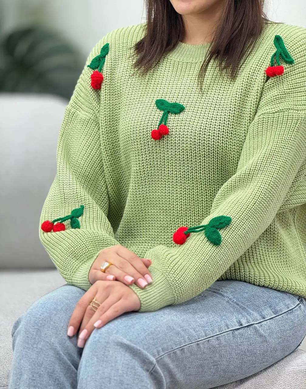 پلیور بافت آلبالو 1